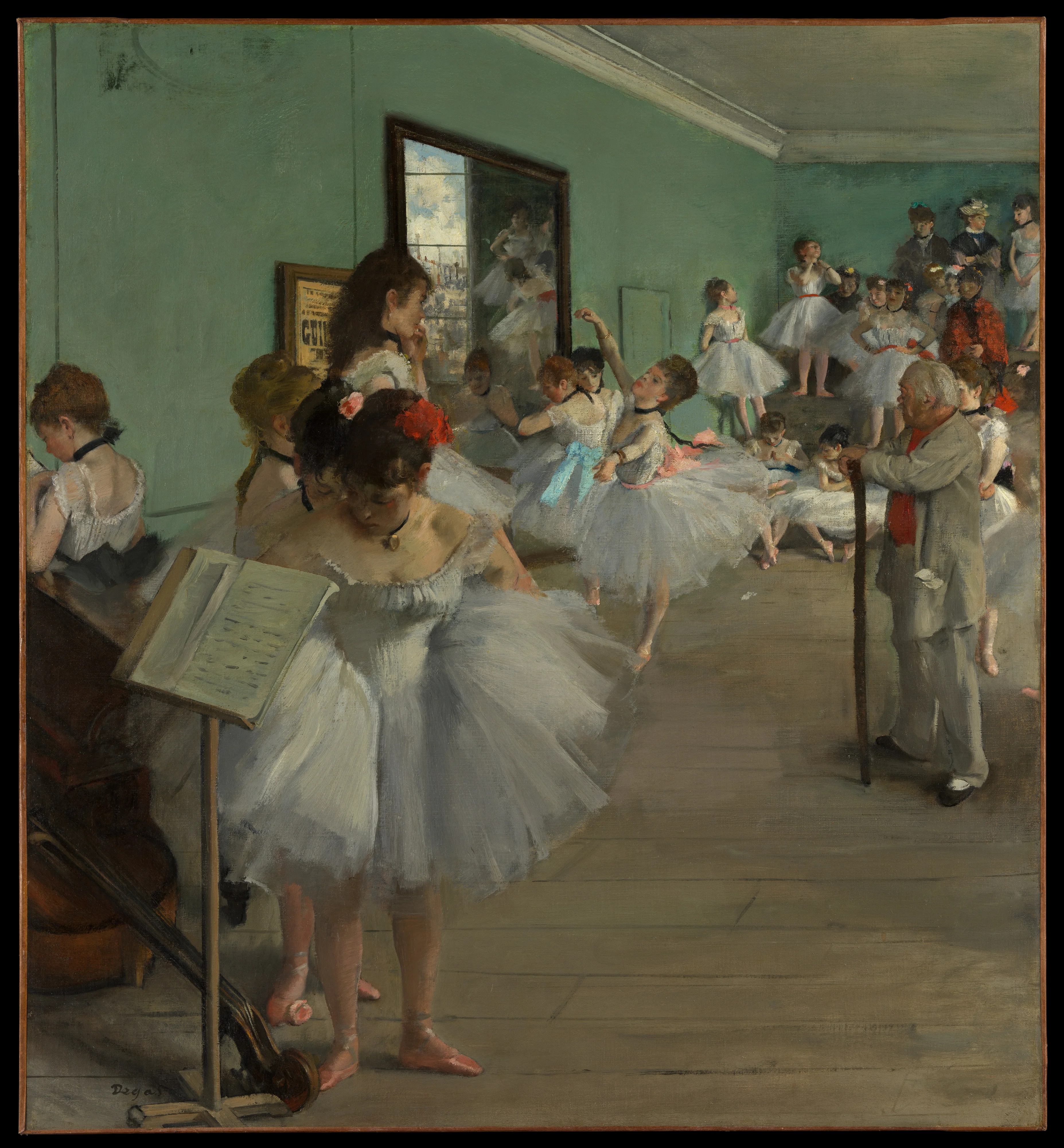 The Dance Class · Edgar Degas